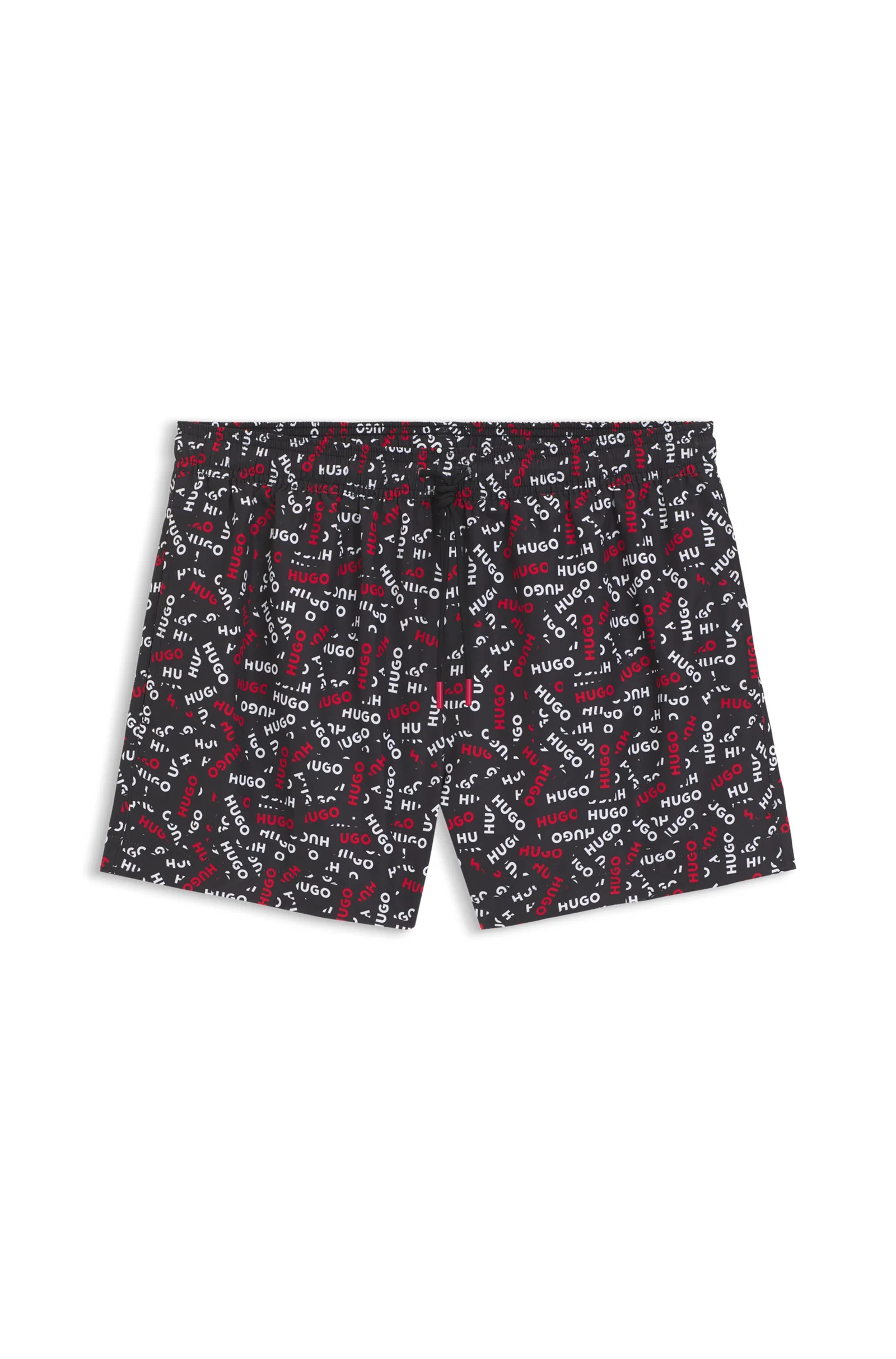 Shorts De Banho Com Estampa De Logo