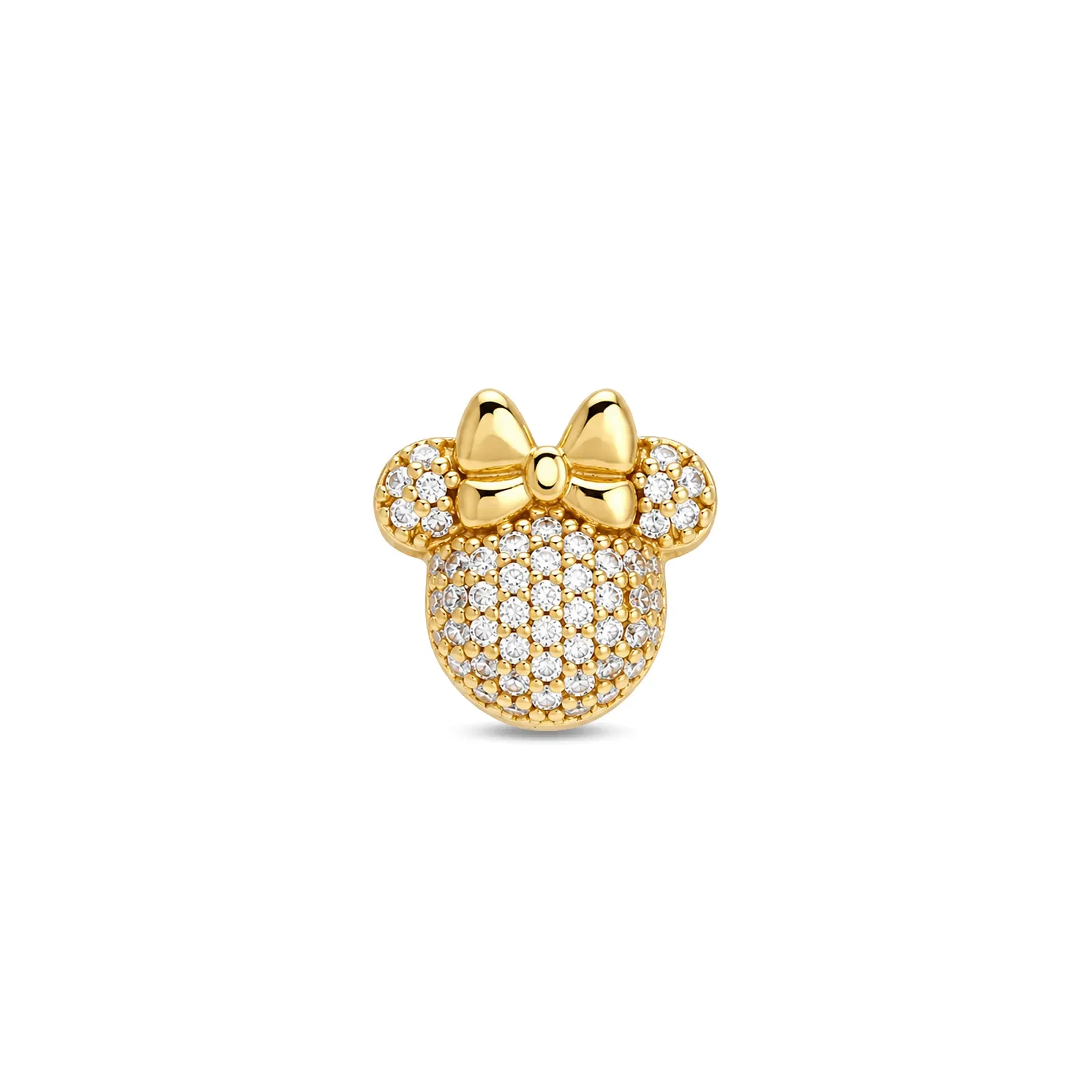 Pingente Life Minnie em Prata 925 com Banho de Ouro Amarelo 18k e Zircônia Incolor — imagem 1