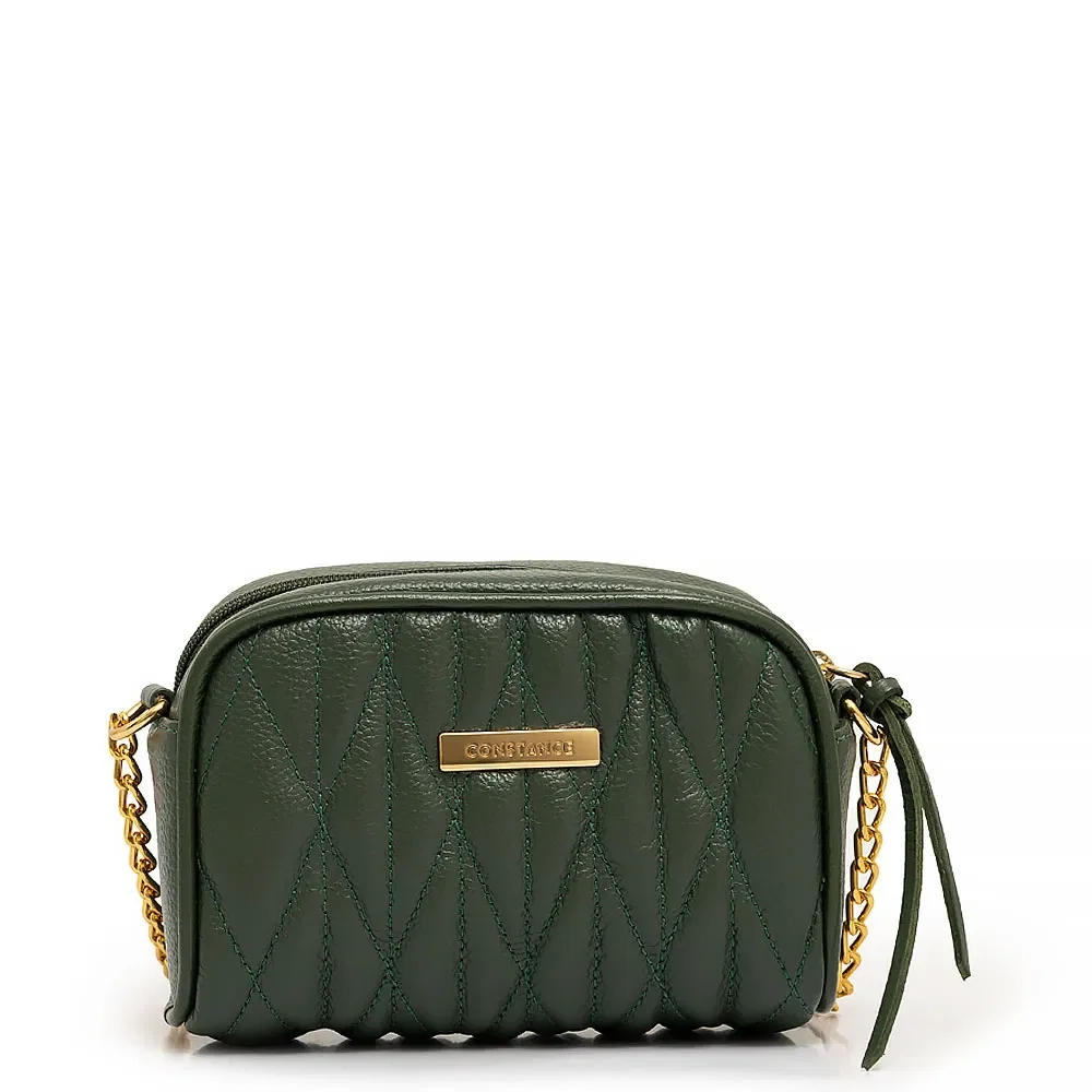 Bolsa Tiracolo Pequena Couro Verde