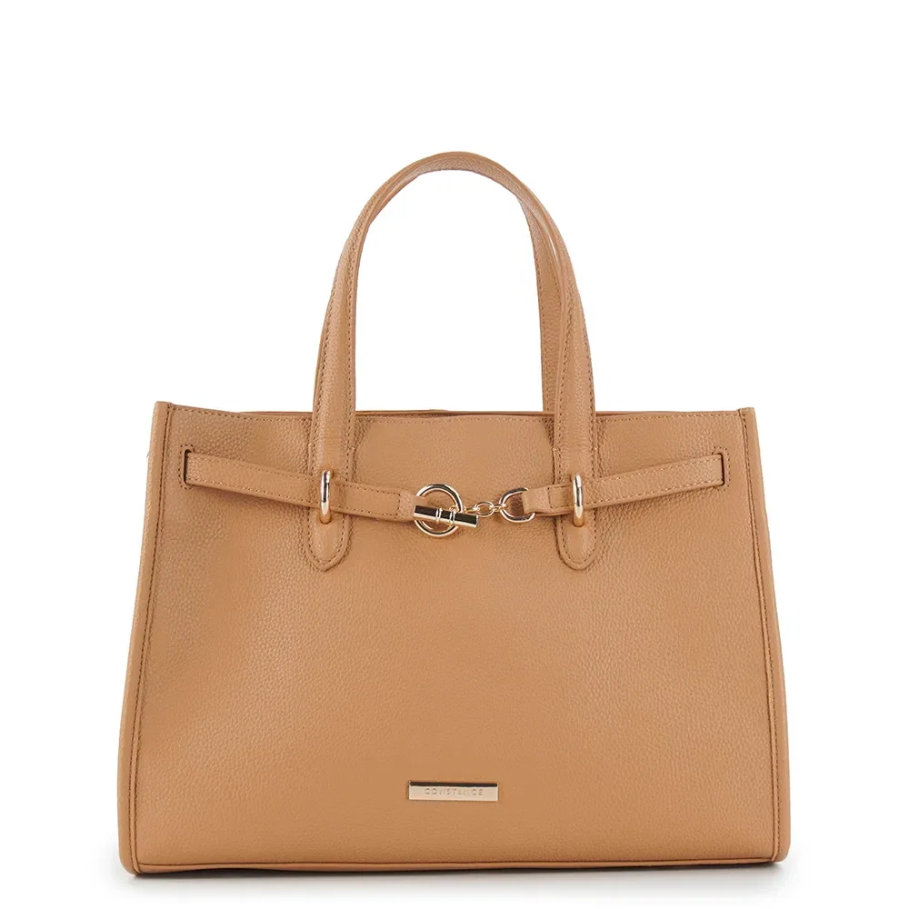 Bolsa Tote Enfeite Caramelo