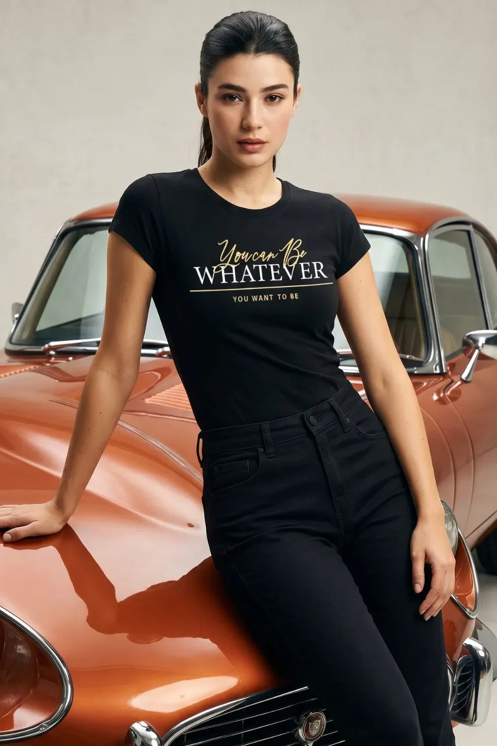 T-Shirt Estampa You Can Be Polo Wear Preto