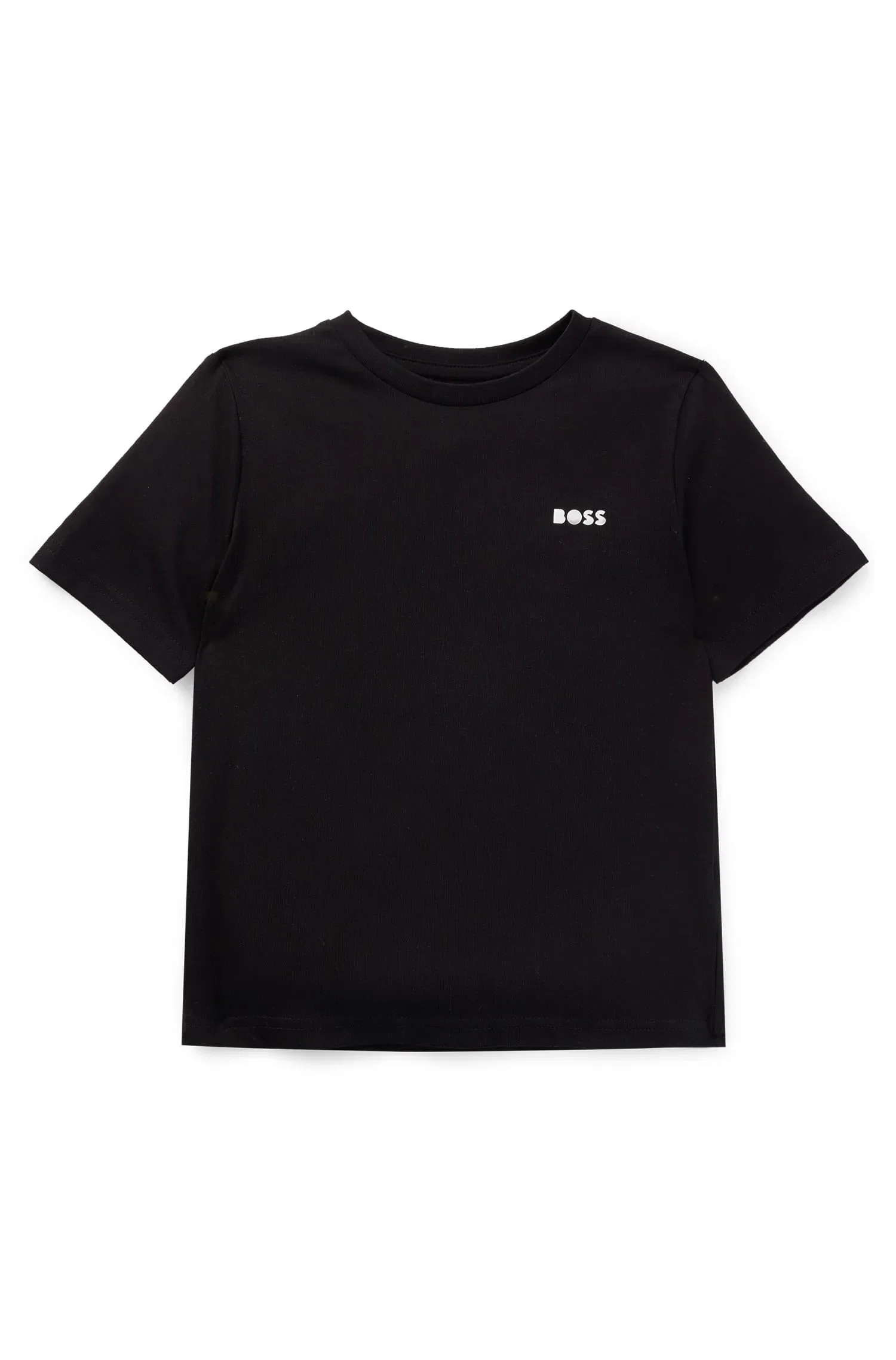 Camiseta Infantil De ajuste Regular Em Algodão Com Logo Estampado — imagem 1