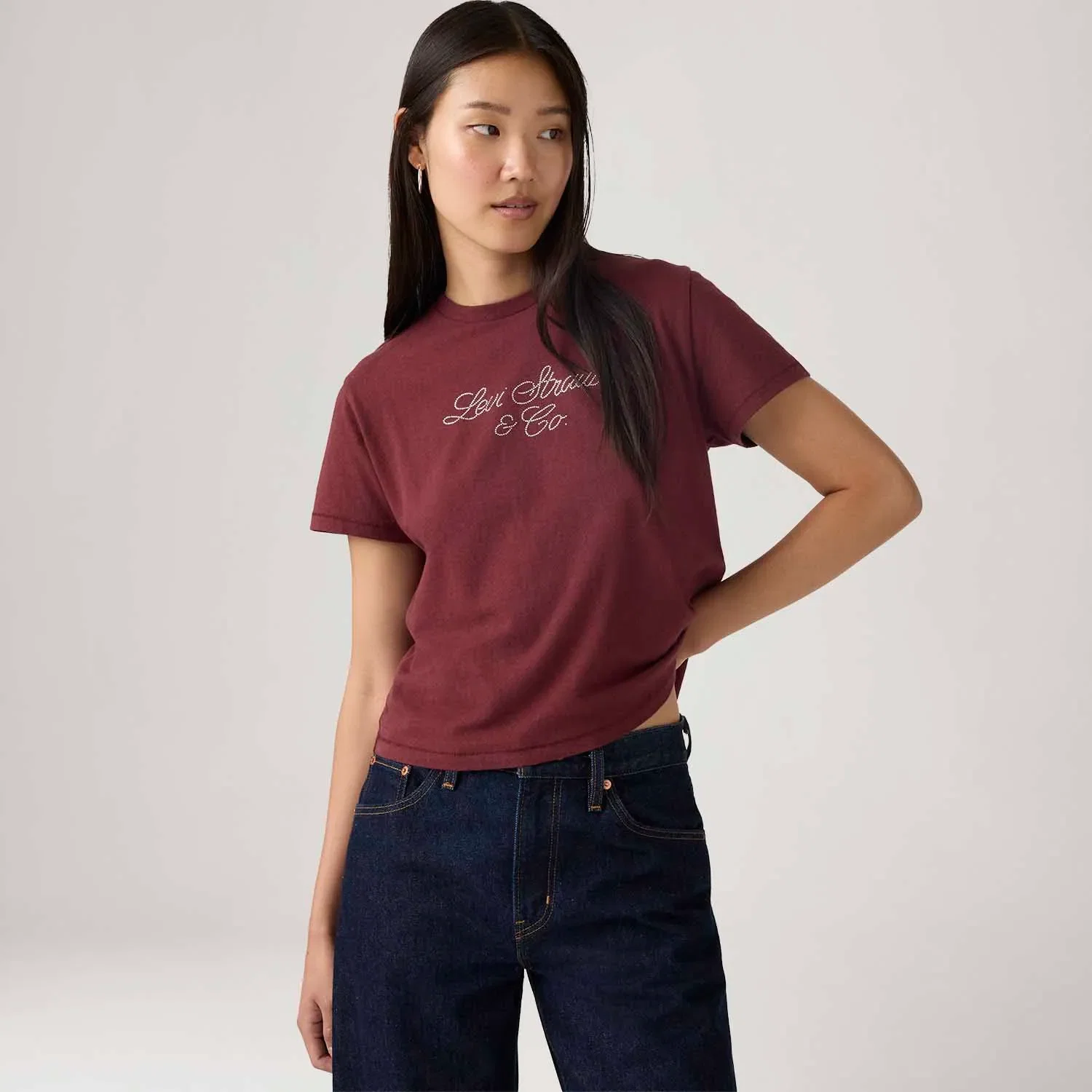 Camiseta Levi's® Graphic Classic Vermelha Manga Curta — imagem 1