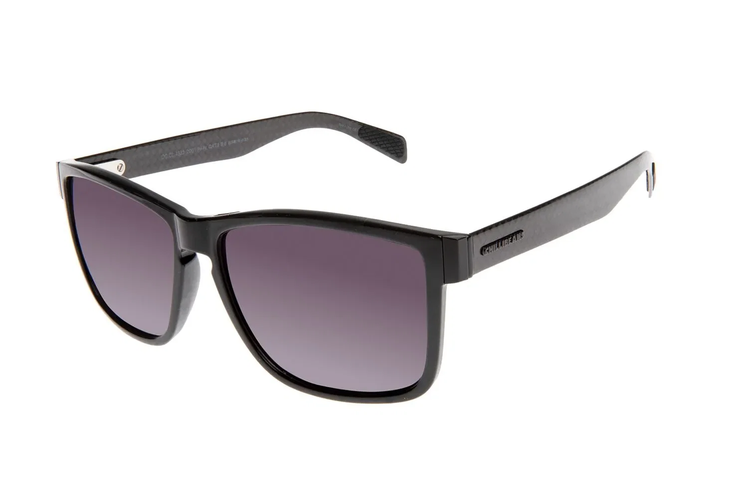 Óculos de Sol Masculino Chilli Beans Quadrado Polarizado Degradê Preto