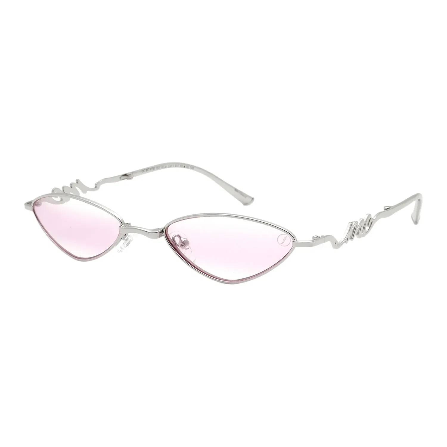 Óculos de sol Feminino Maldito Paris Metal Gatinho Rosa — imagem 1