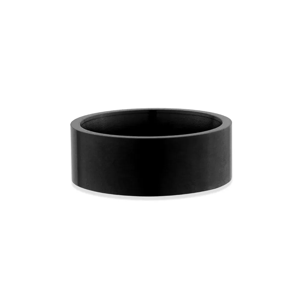 Anel Life Masculino em Aço Preto