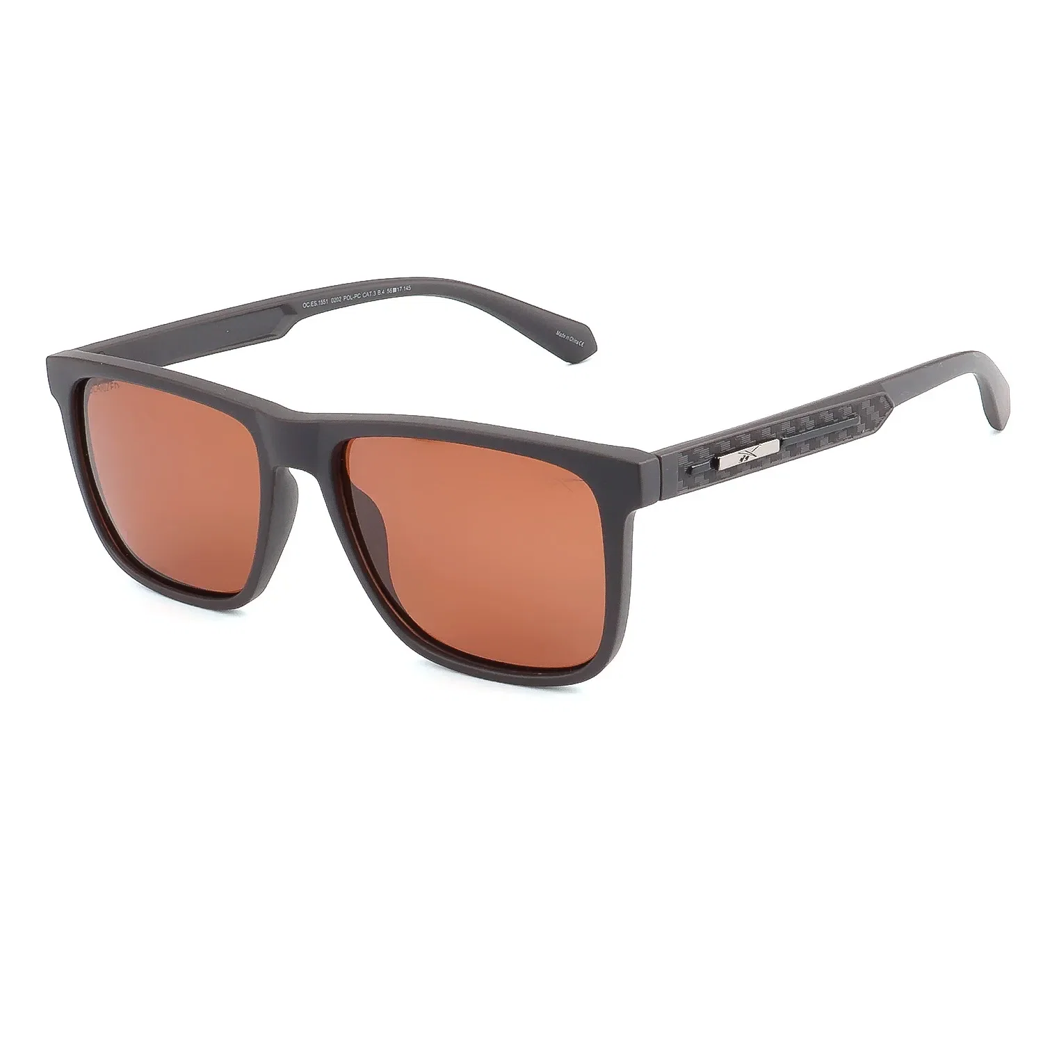 Óculos de Sol Masculino Reebok New Sport Polarizado Marrom — imagem 1
