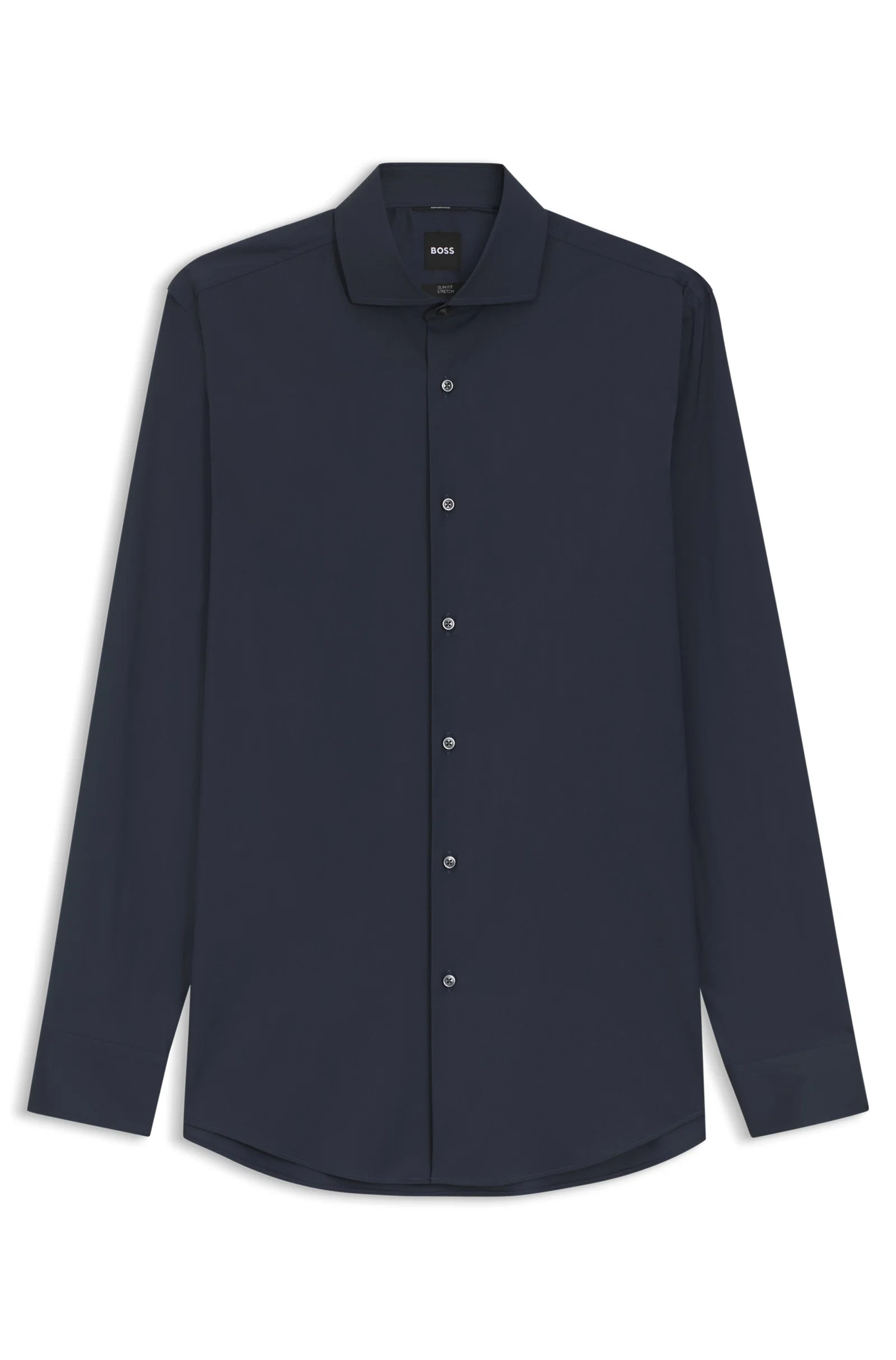 Camisa Slim Fit Em Popelina De Algodão Easy Iron — imagem 1