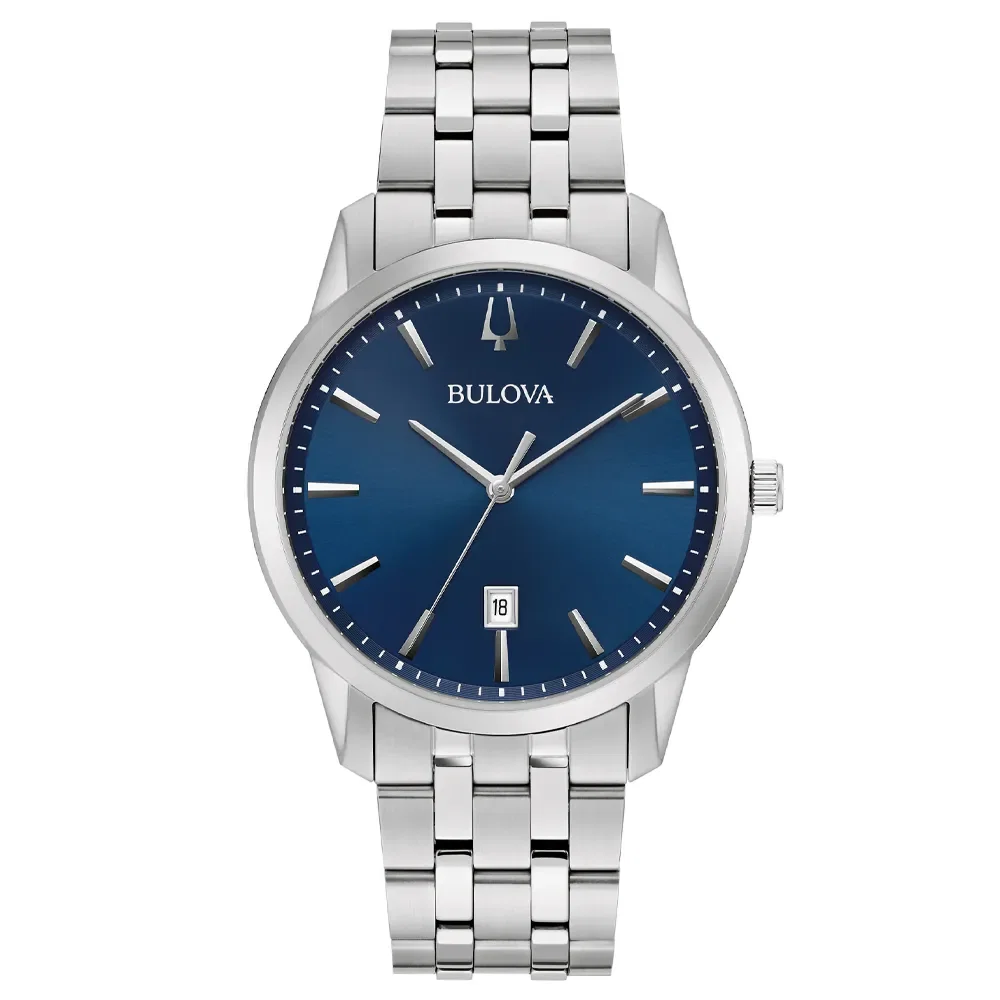 Relógio Bulova Sutton Masculino Aço Prata 96b338 — imagem 1