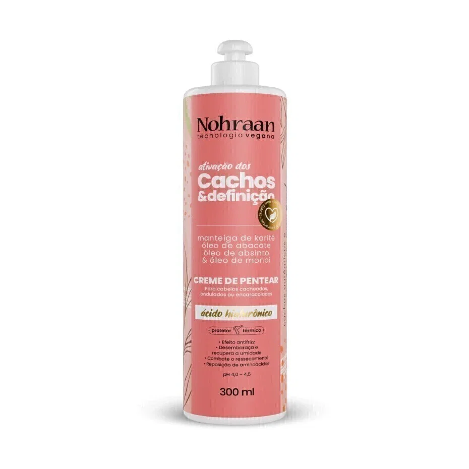 Creme de Pentear Nohraan Ativação dos Cachos & Definição Absinto 300ml