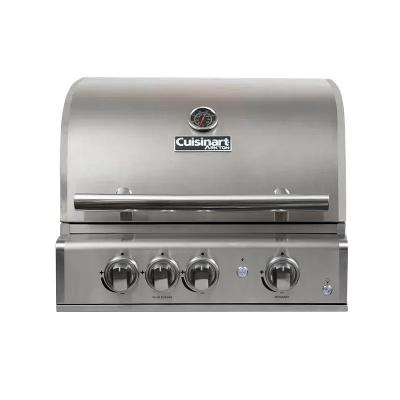 Churrasqueira Premium a Gás 3 Queimadores 220V Cuisinart Arkton