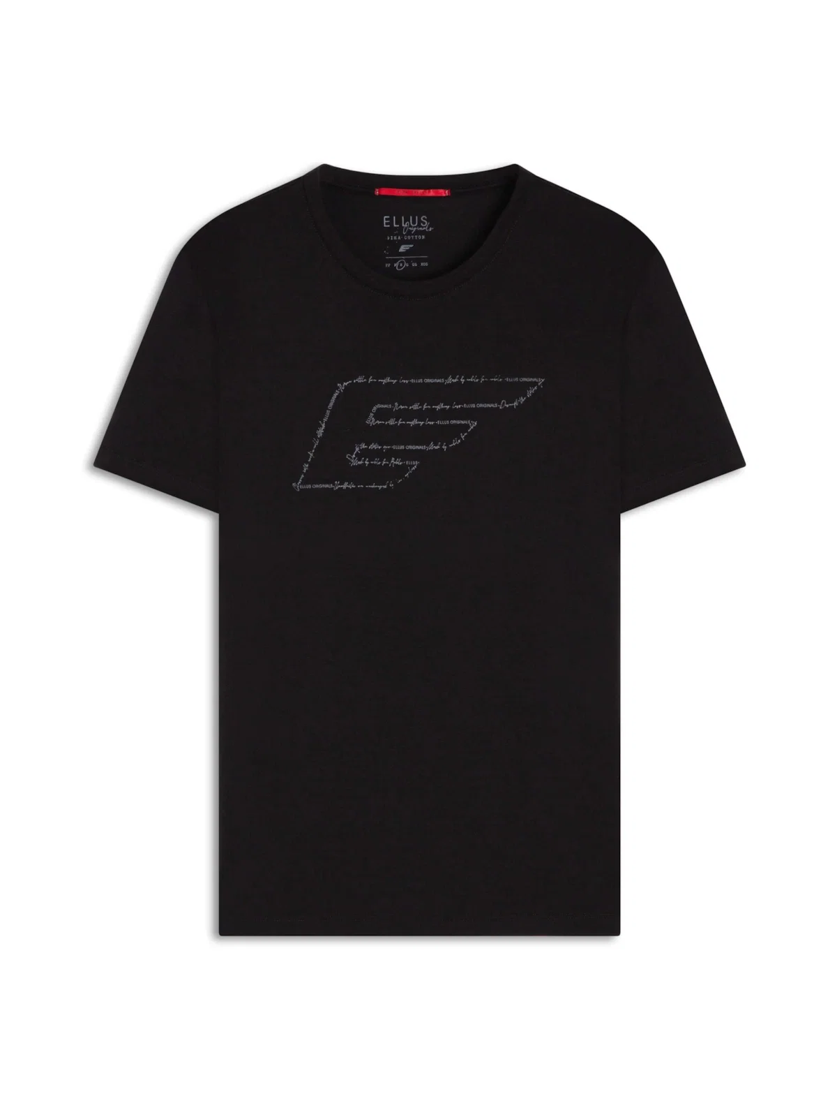 T-Shirt Pima Maxi Easa Writen Classic Preto — imagem 1