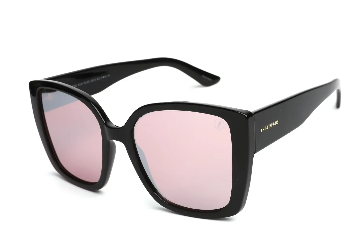 Óculos de Sol Feminino Chilli Beans Clássico Quadrado Preto — imagem 1