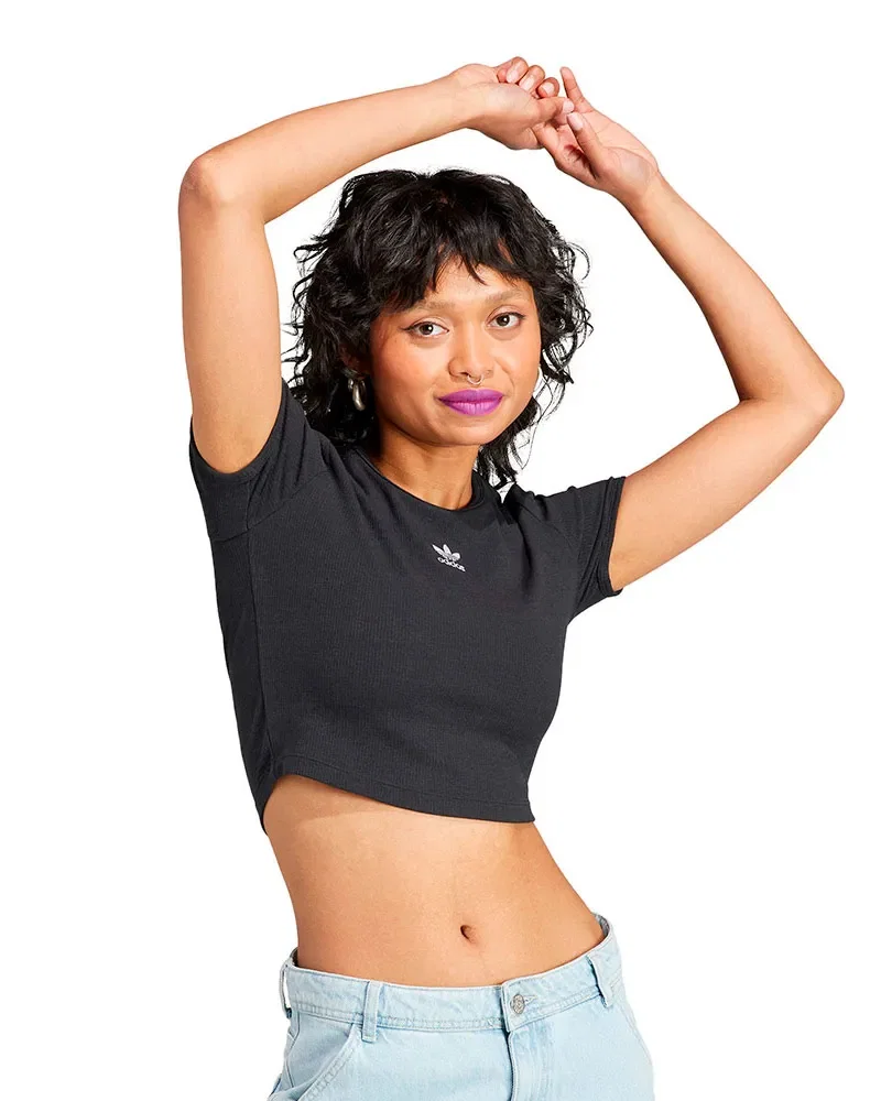 Camiseta Adidas Rib Tee Feminina — imagem 1