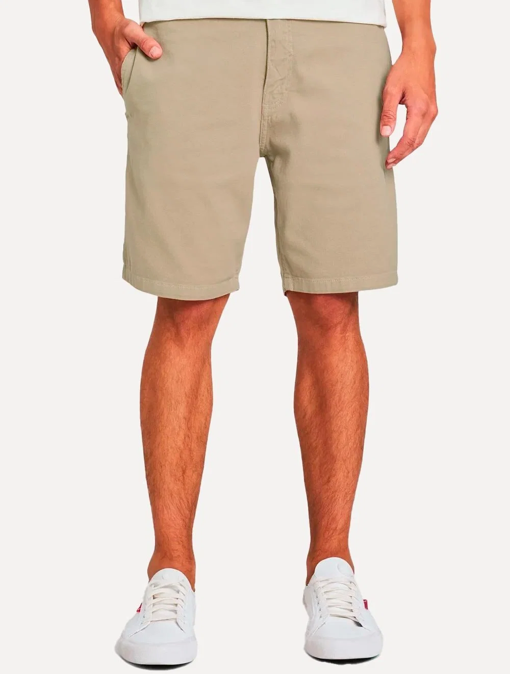Bermuda Reserva Masculina Chino Casual Rio Cáqui