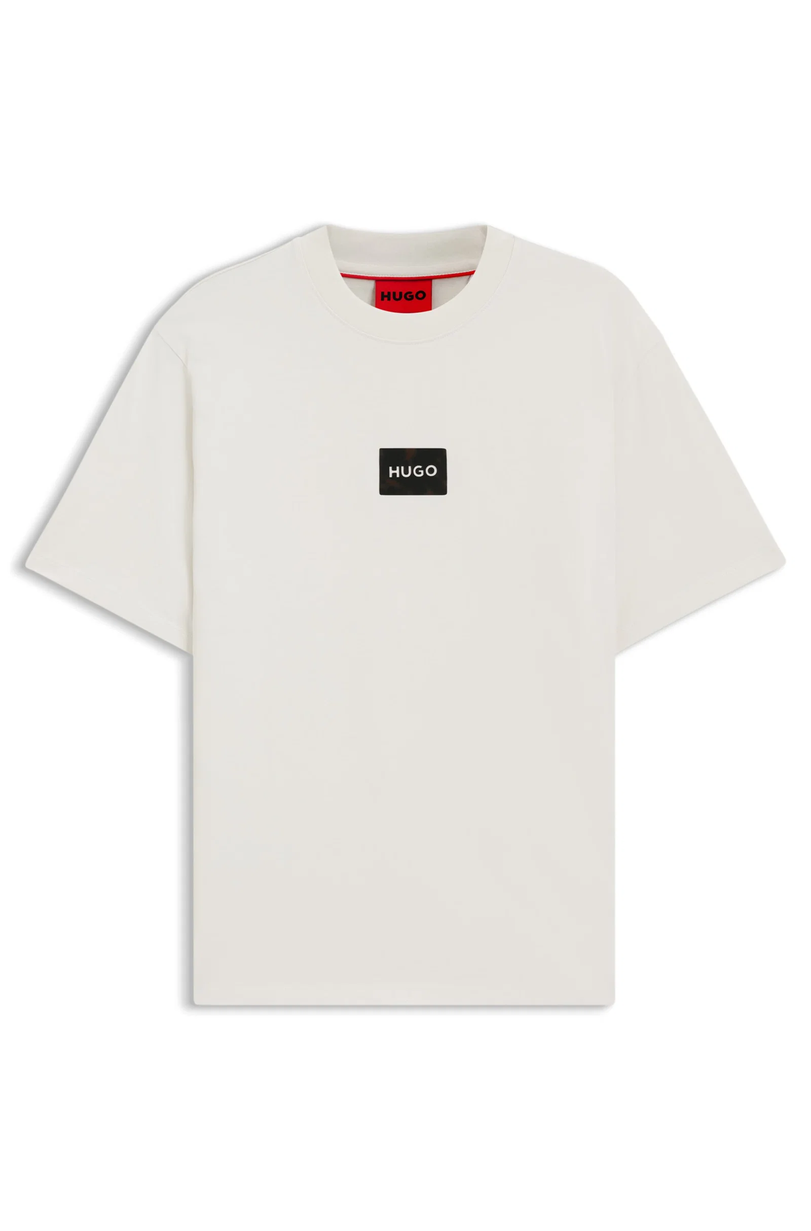 Camiseta Em Jersey De Algodão Com Emblema De Logo — imagem 1