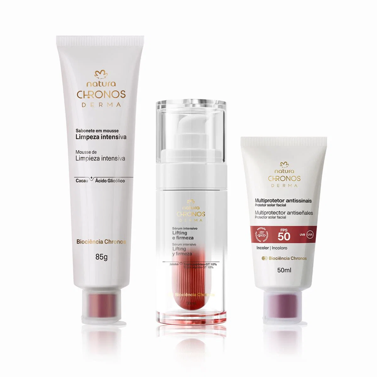 Kit Rotina Flacidez Chronos Derma (3 produtos) — imagem 1