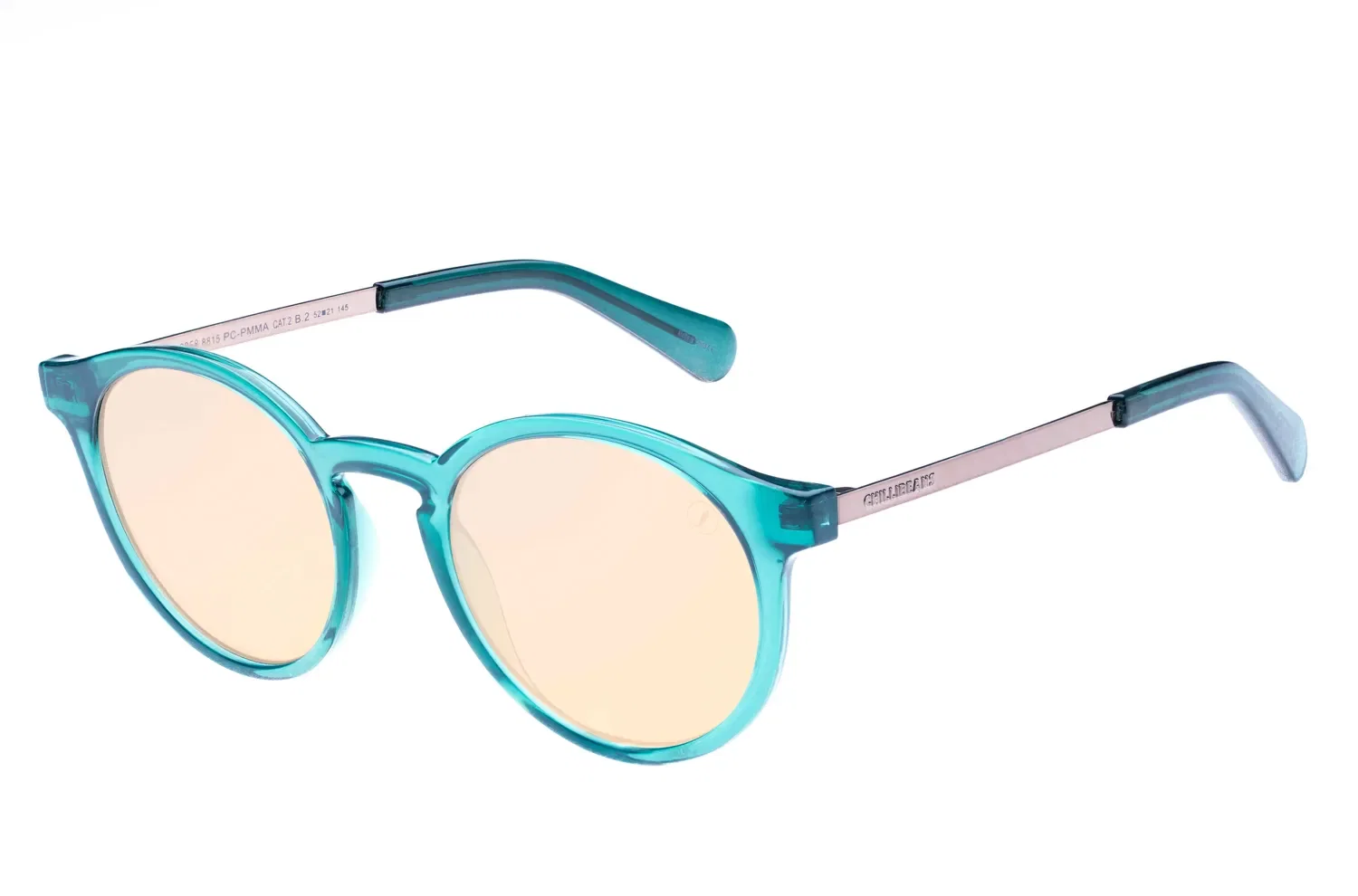 Óculos de Sol Feminino Eco Chilli Redondo Verde — imagem 1