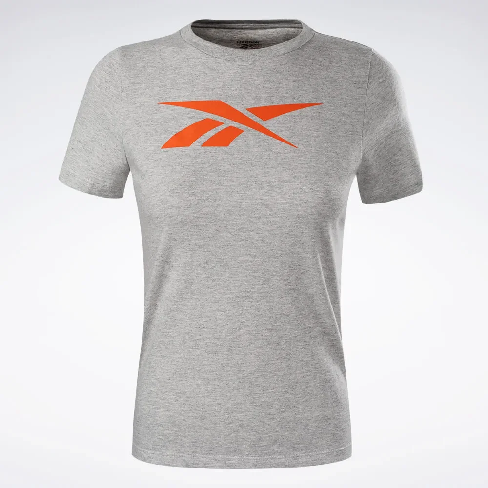 Camiseta Reebok CL Vector Manga curta Feminina