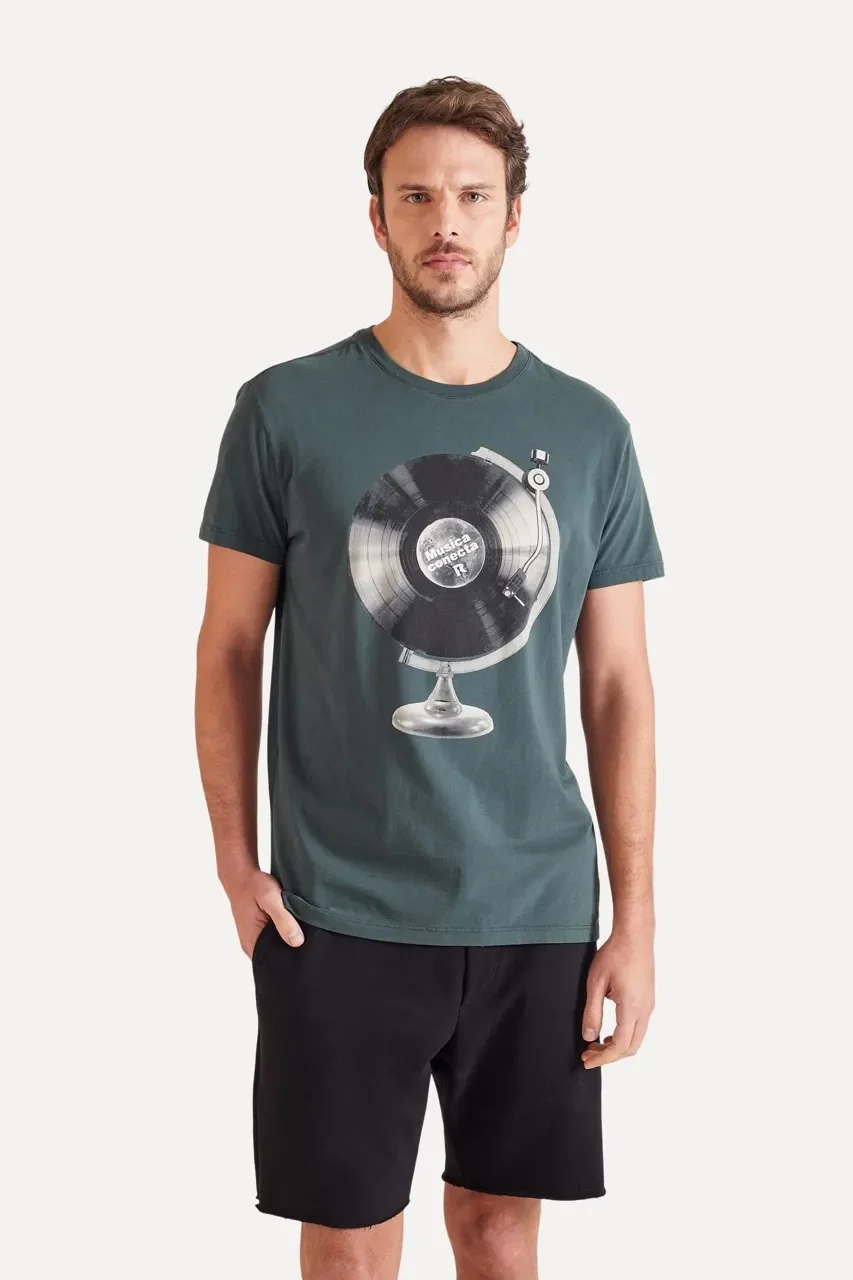 Camiseta Estampada Vinil Conecta