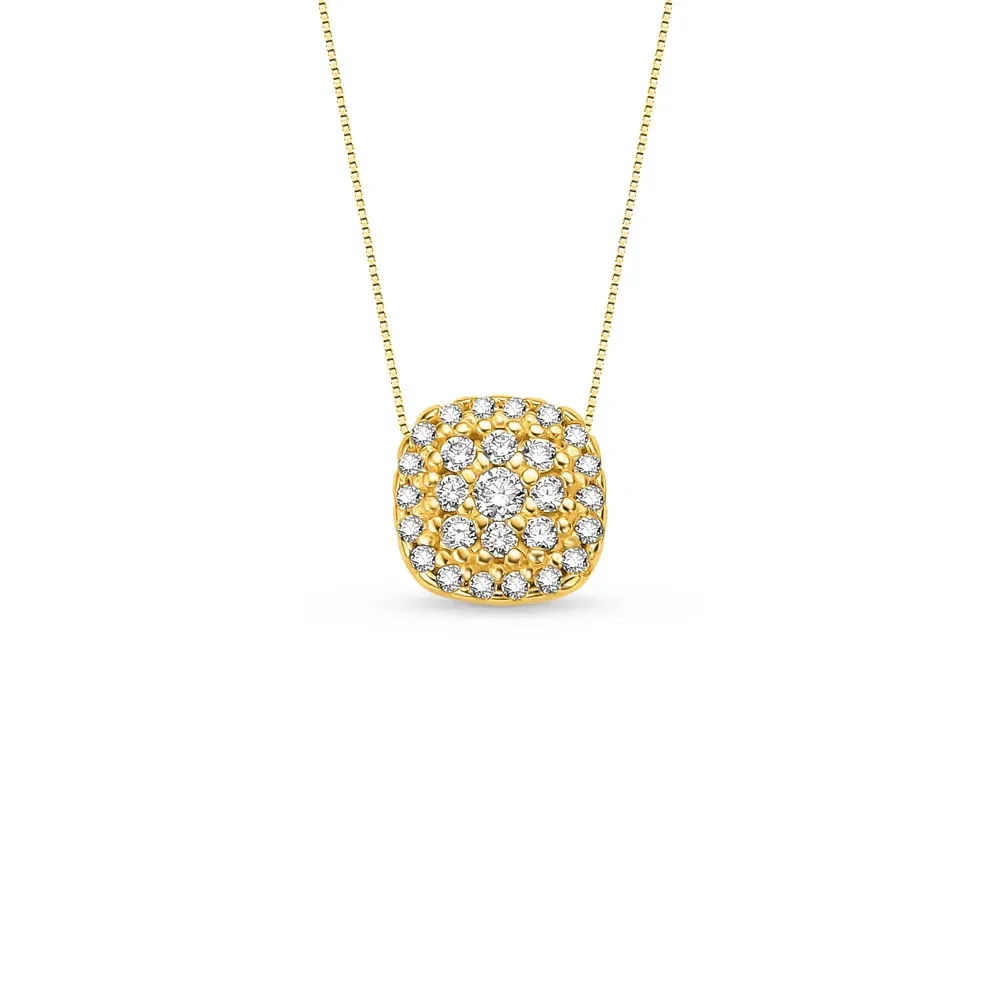 Pingente Lumina em Ouro Amarelo 18k com Diamantes, 8mm — imagem 1