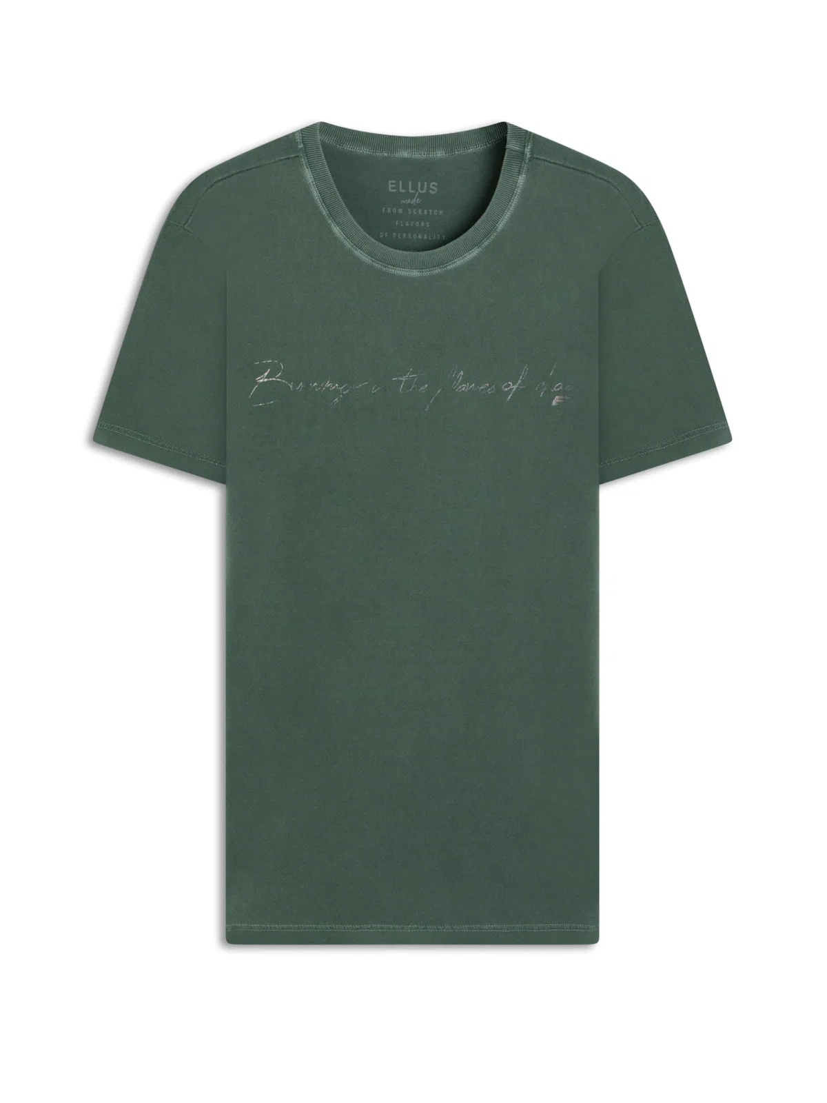 T-Shirt Washed Ellus Classic Verde Jade — imagem 1