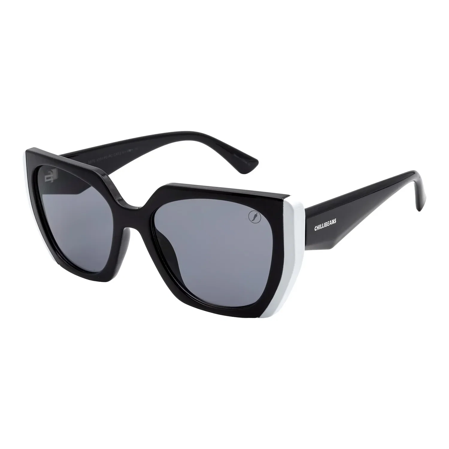 Óculos de Sol Feminino Chilli Beans Quadrado Preto — imagem 1