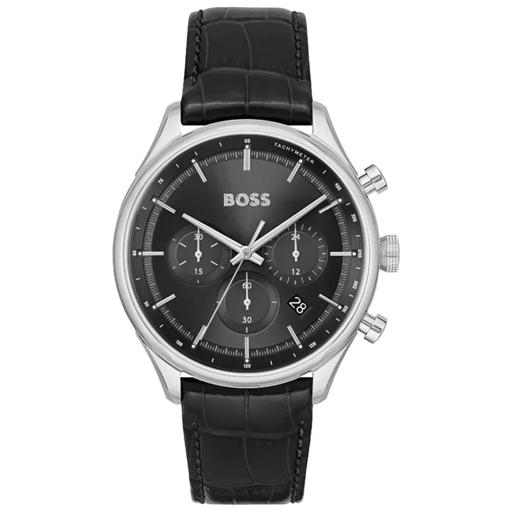 Relógio Boss Masculino Couro Preto 1514049 — imagem 1