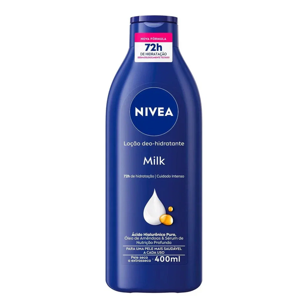 Loção Hidratante Nivea Milk 400ml