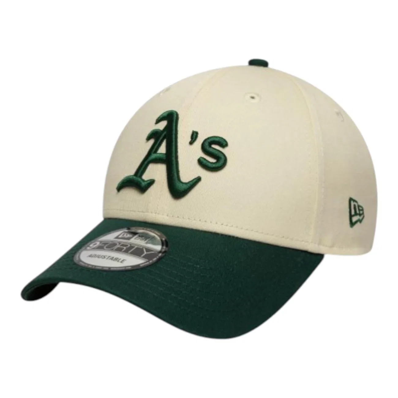 Boné Masculino New Era Colour Block 940 Oakland Athletics Aba Curva — imagem 1