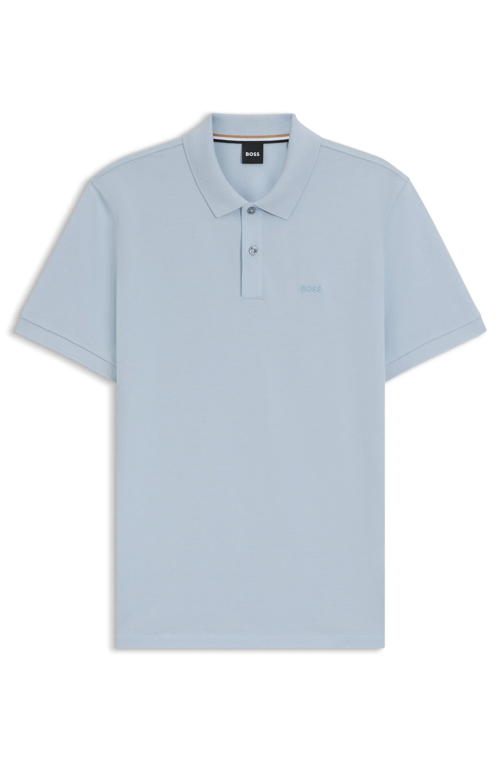 Camisa Polo Em Algodão Orgânico Com Logo Bordado — imagem 1