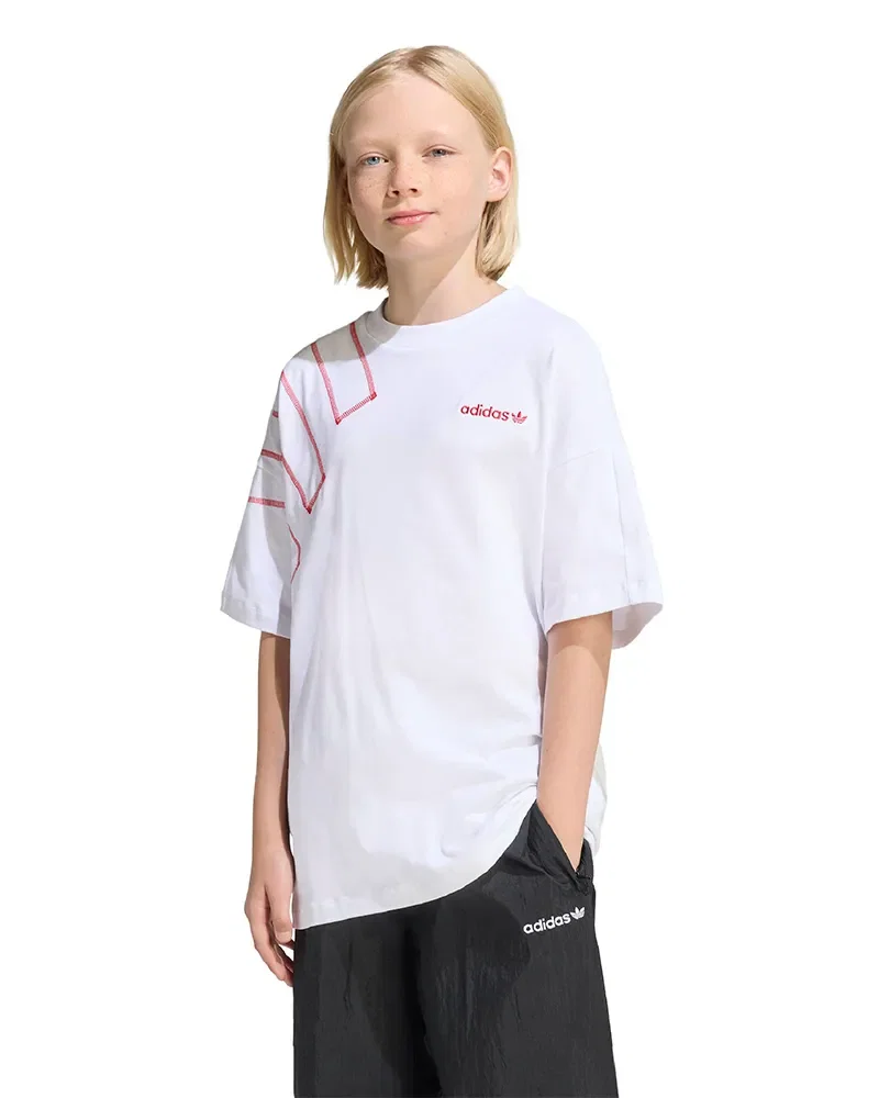 Camiseta adidas Lo Blocked Infantil — imagem 1