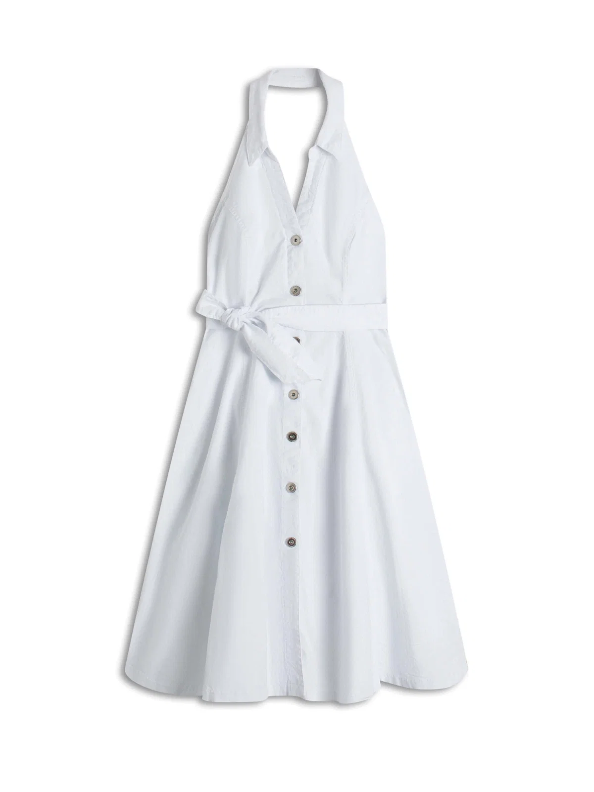 Vestido Sarja Rain Back Off Branco