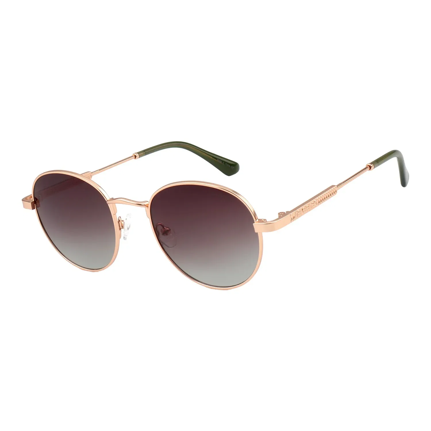 Óculos de Sol Feminino Havaianas Redondo Casual Dourado — imagem 1
