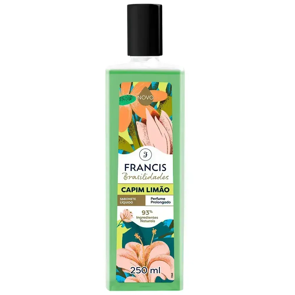 Sabonete Líquido Francis Brasilidades Capim Limão 250ml