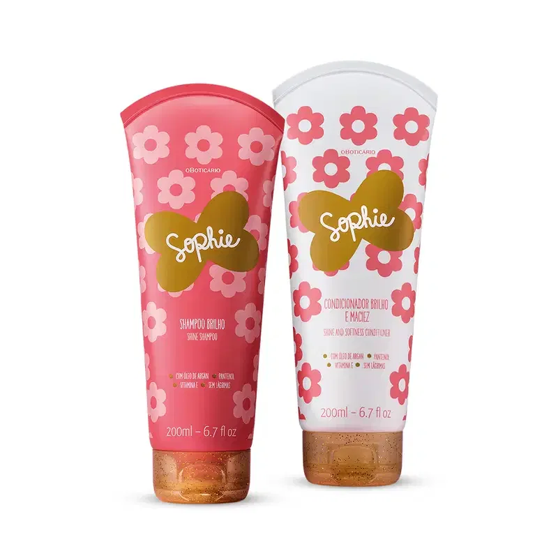 Combo Sophie: Shampoo 200ml + Condicionador 200ml