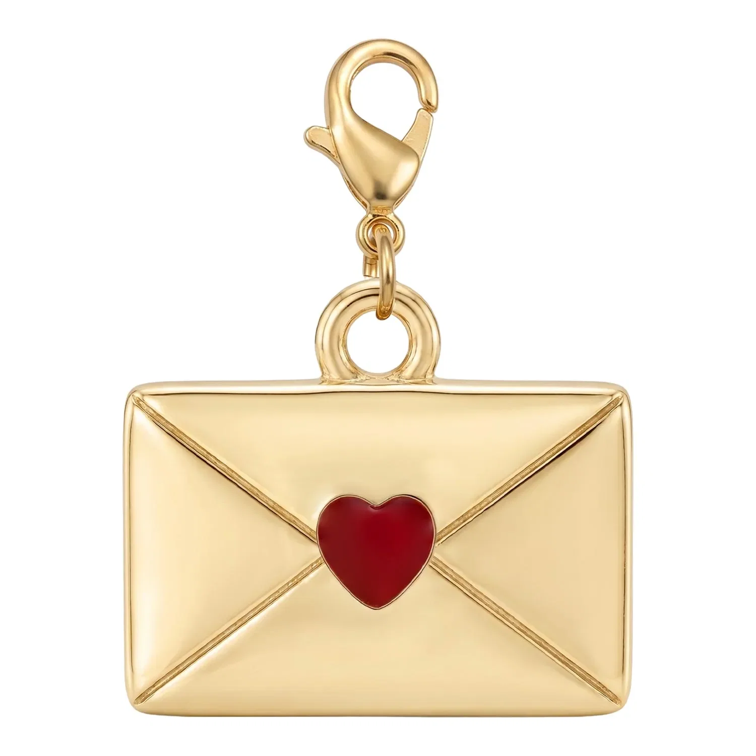 Berloque Chilli Beans Carta de Amor Dourado