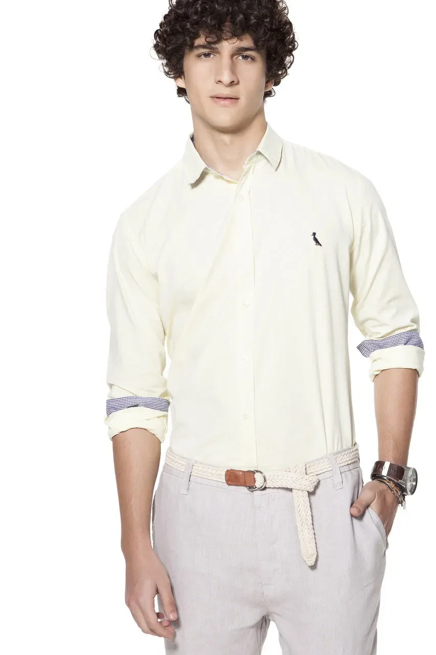 Camisa Regular Chambray
