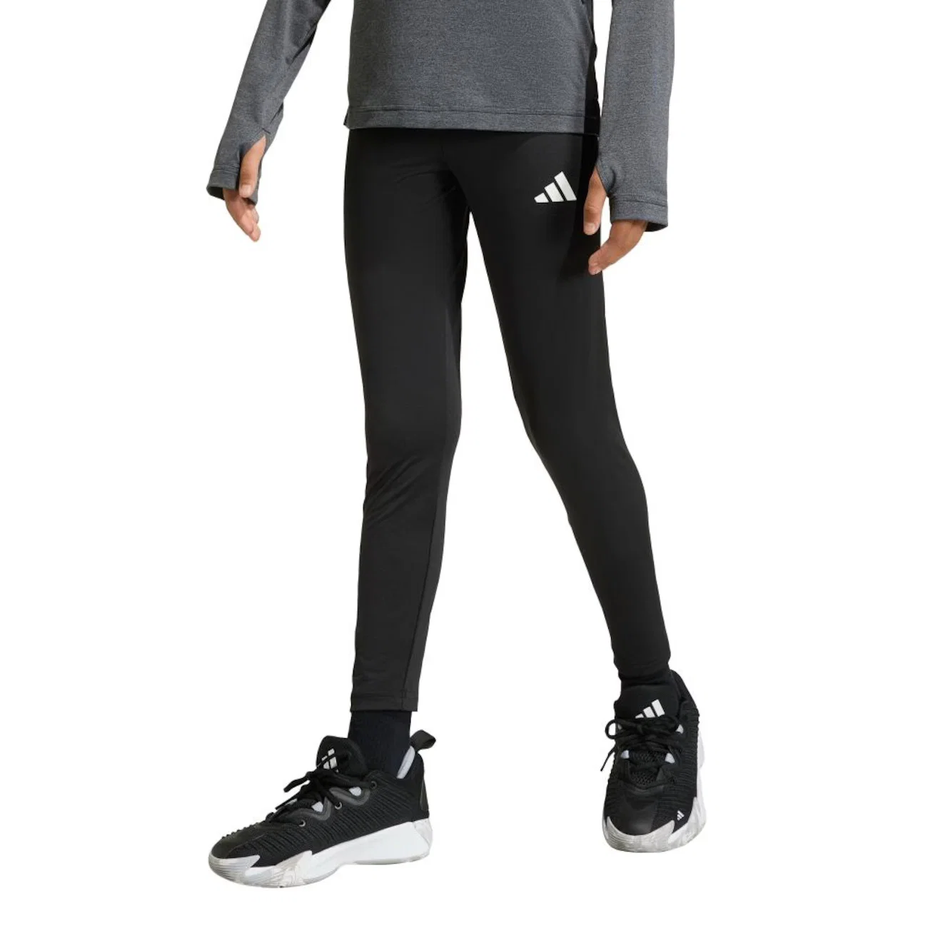 Calça Legging de Treino Adidas Essentials com Três Listras Unissex
