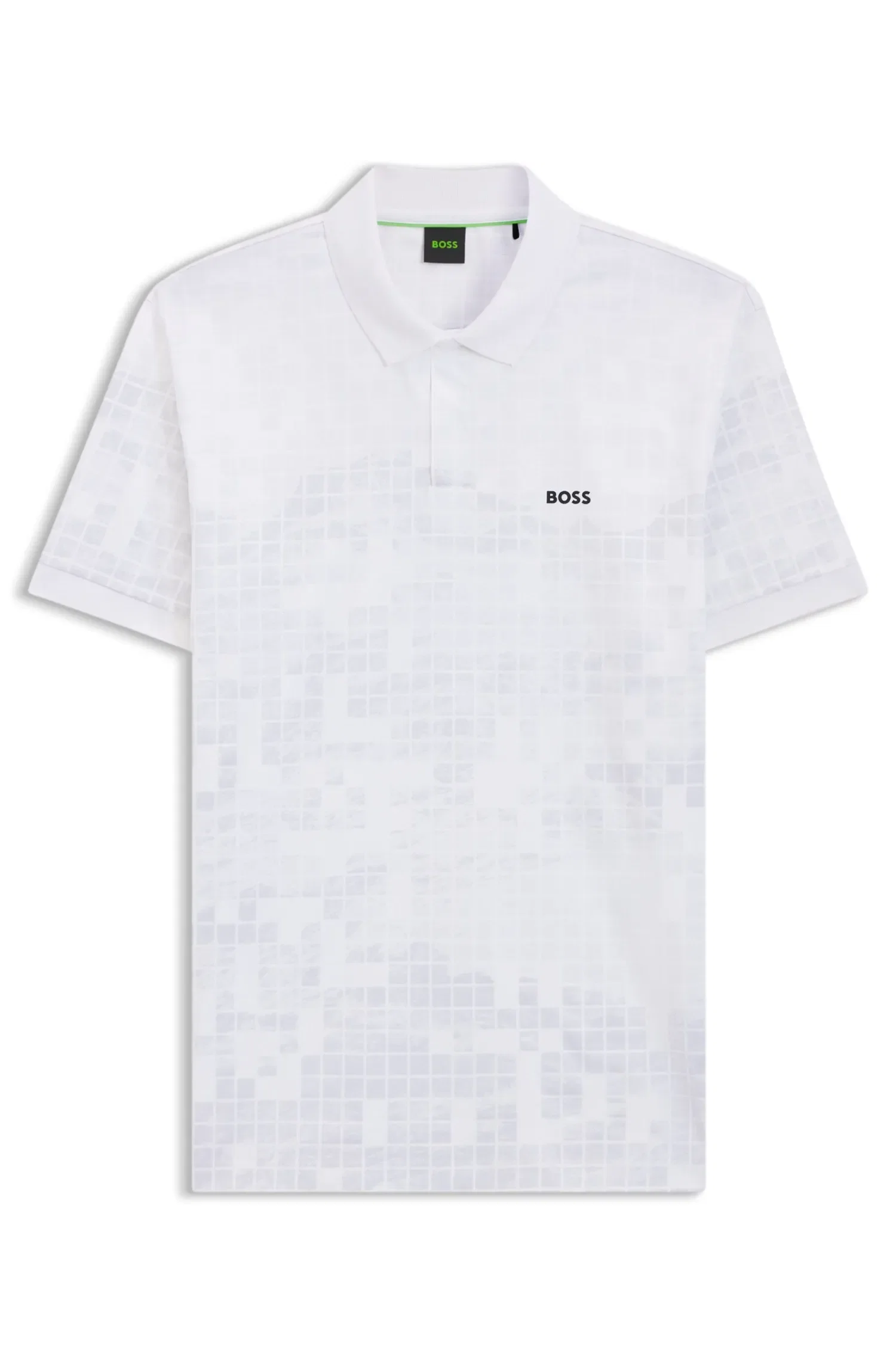 Polo De Algodão Mercerizado Com Estampas Gráficas — imagem 1