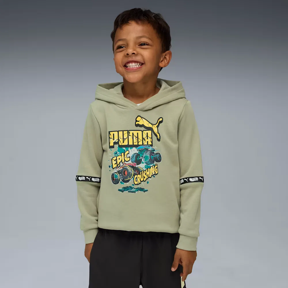 Moletom com Capuz Puma x HOT WHEELS™ MONSTER TRUCKS Infantil