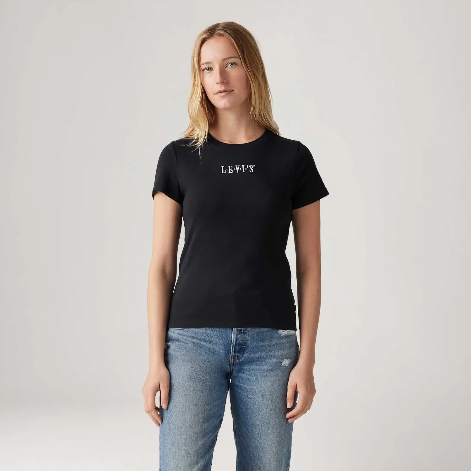 Camiseta Levi's® Essential Preta Manga Curta — imagem 1