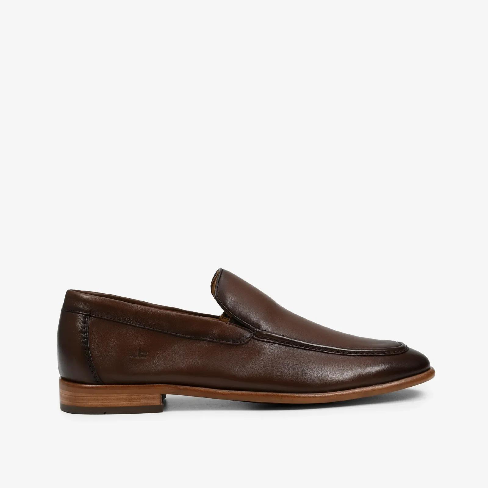 Loafer Masculino Marrom Castanho Couro — imagem 1