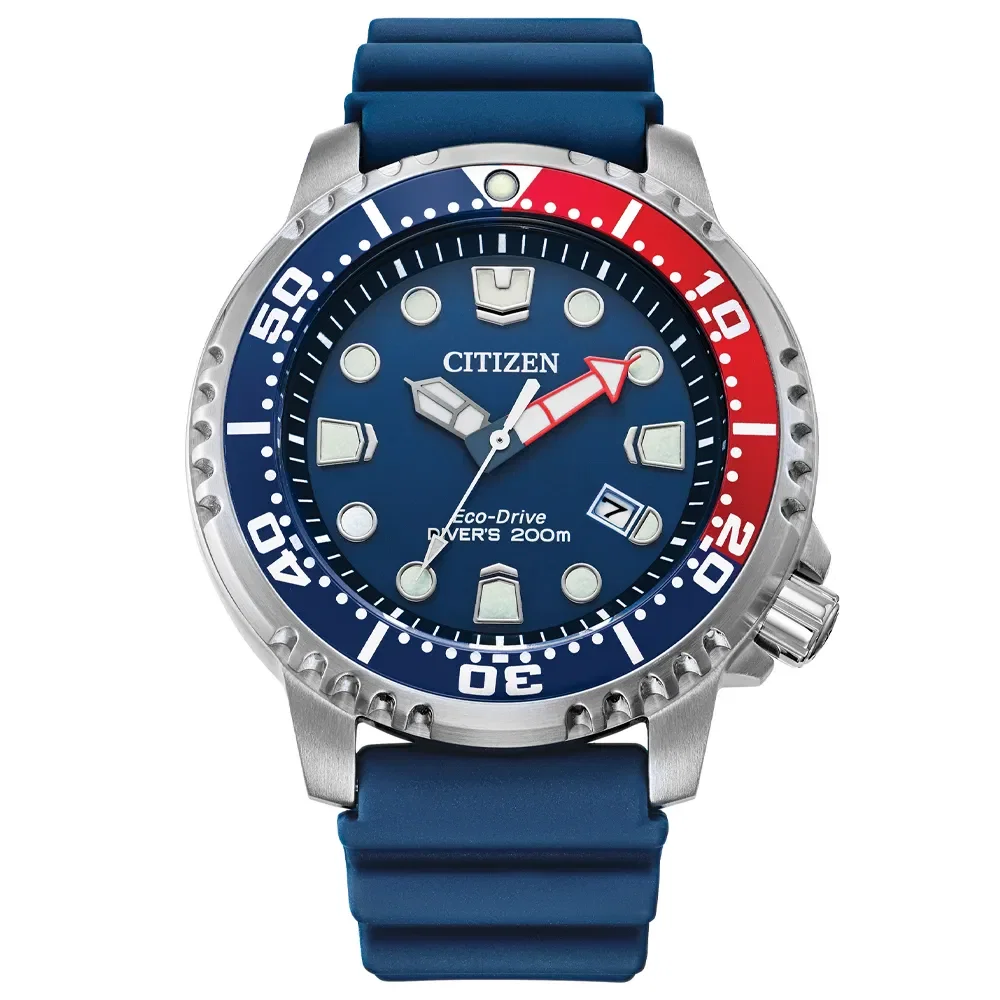 Relógio Citizen Dive Masculino em Silicone Azul BN0168-06LN — imagem 1
