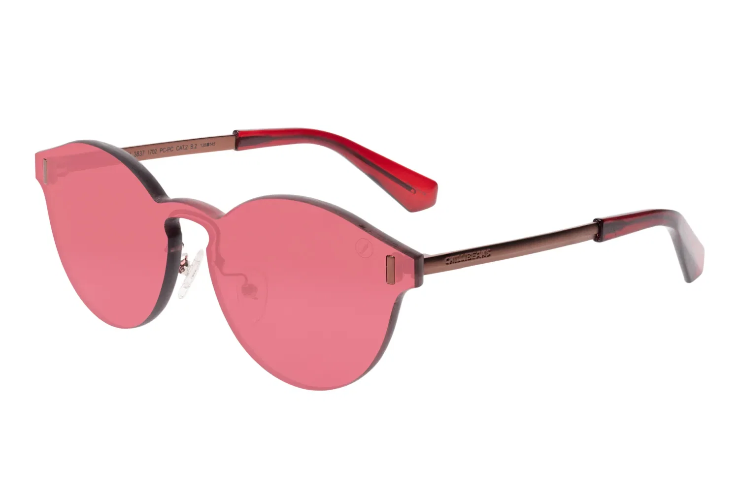 Óculos de Sol Feminino 5MM Clássico Redondo Marrom — imagem 1