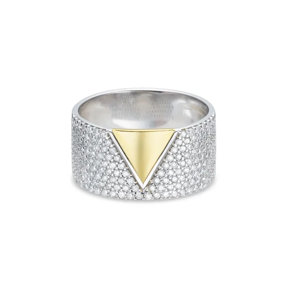 Anel Vivara em Ouro Amarelo e Ouro Branco 18k com Diamantes — imagem 1