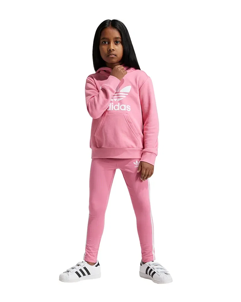 Conjunto Adidas Hoodie Leg Seg Infantil