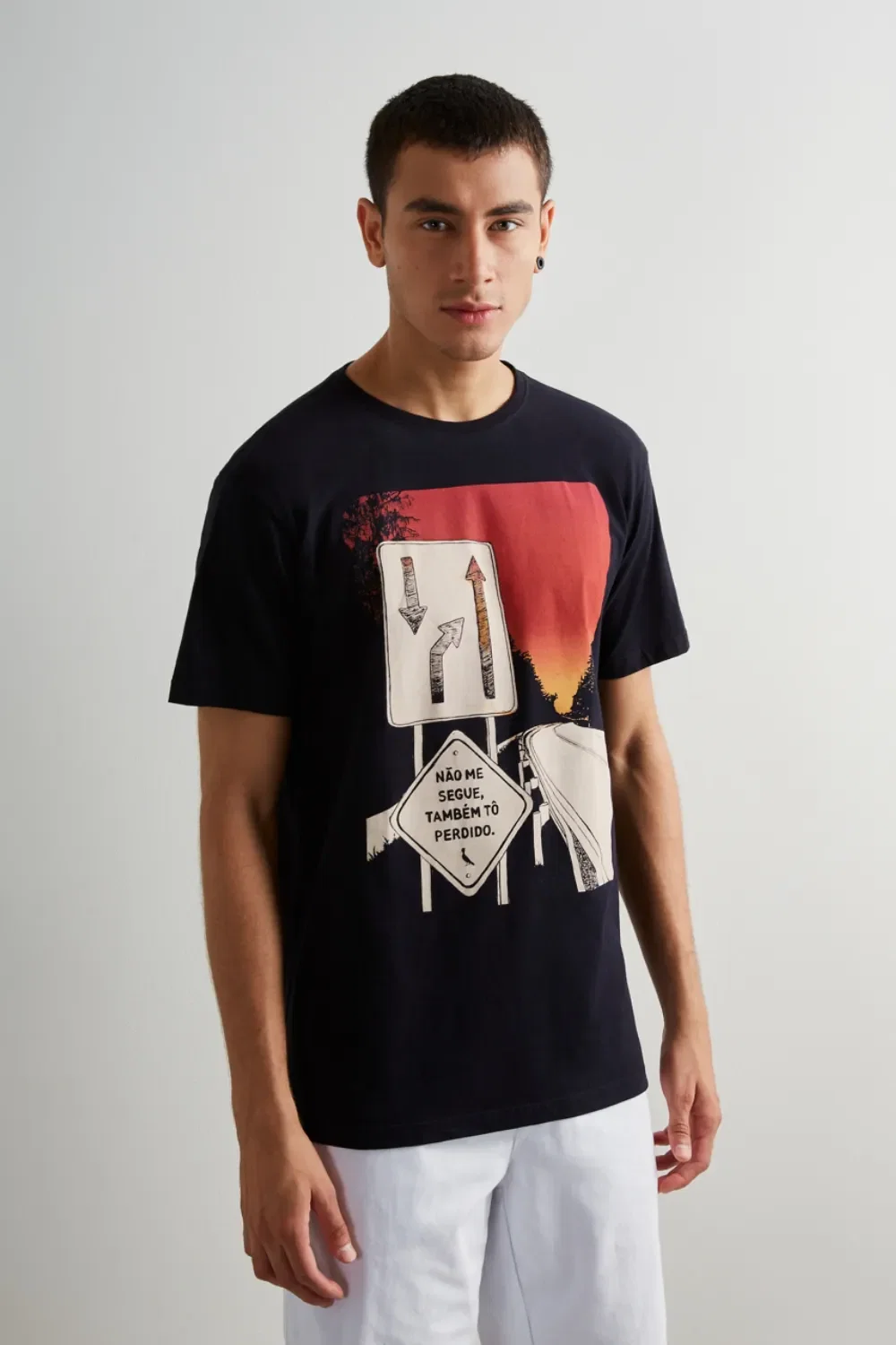 Camiseta Estampada Perdido