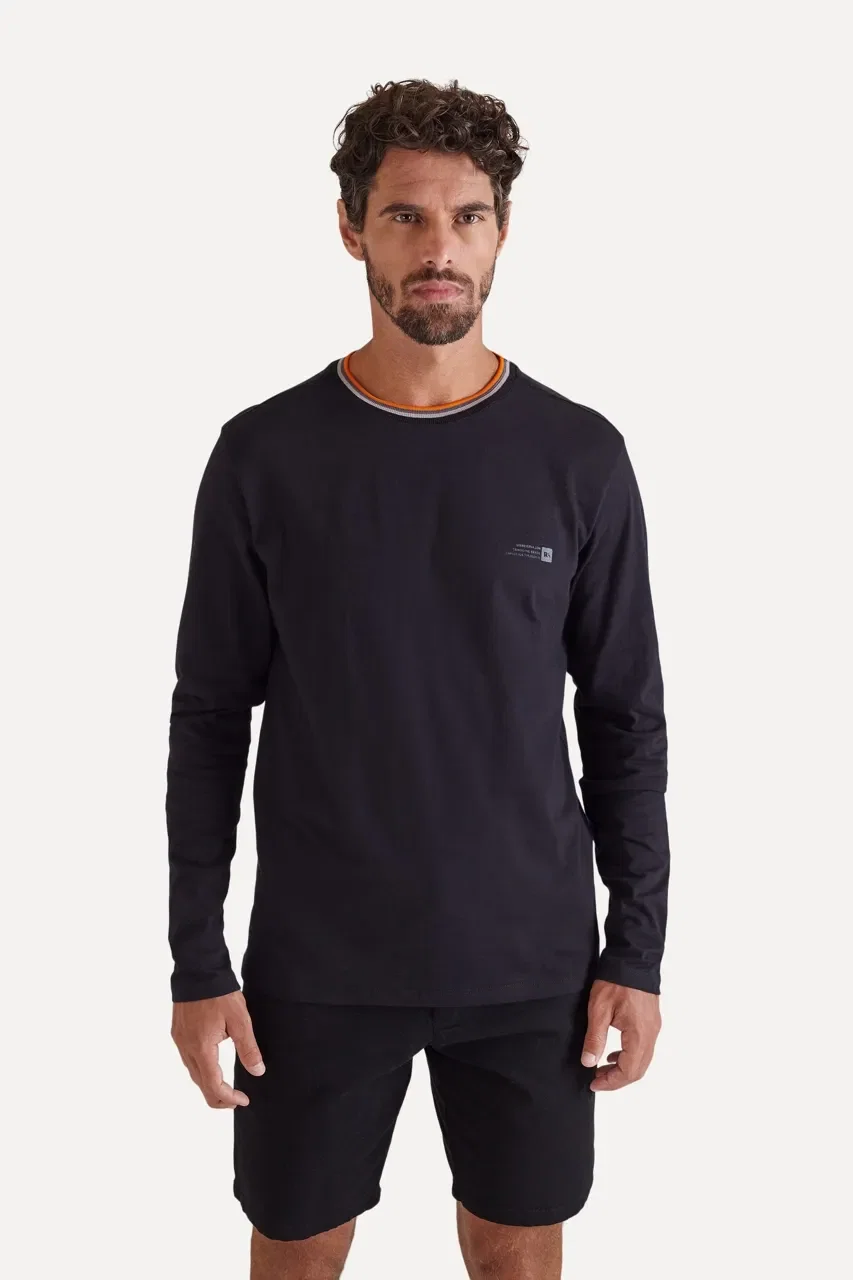 Camiseta Ml Gola Color — imagem 1