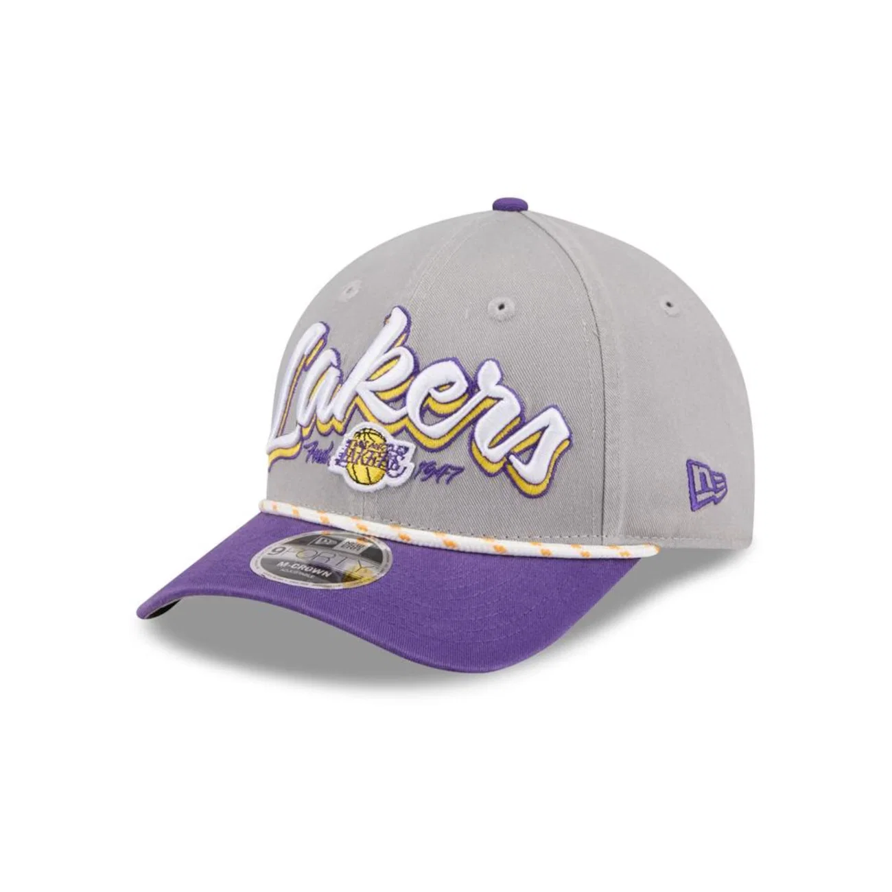 Bone New Era 9FORTY M-CROWN NBA Los Angeles Lakers Masculino